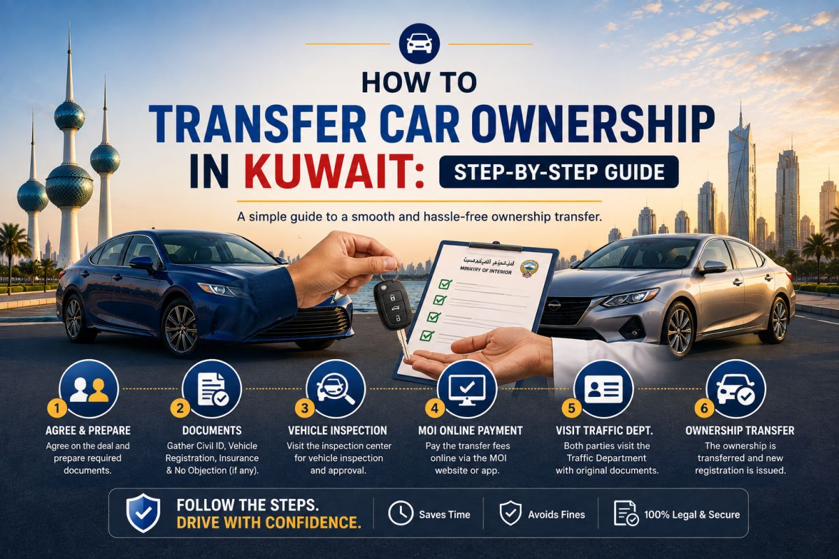 🚗 How to Transfer Car Ownership in Kuwait: Step-by-Step Guide