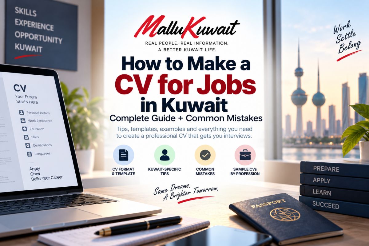 📄 How to Make a CV for Jobs in Kuwait: Complete Guide + Common Mistakes