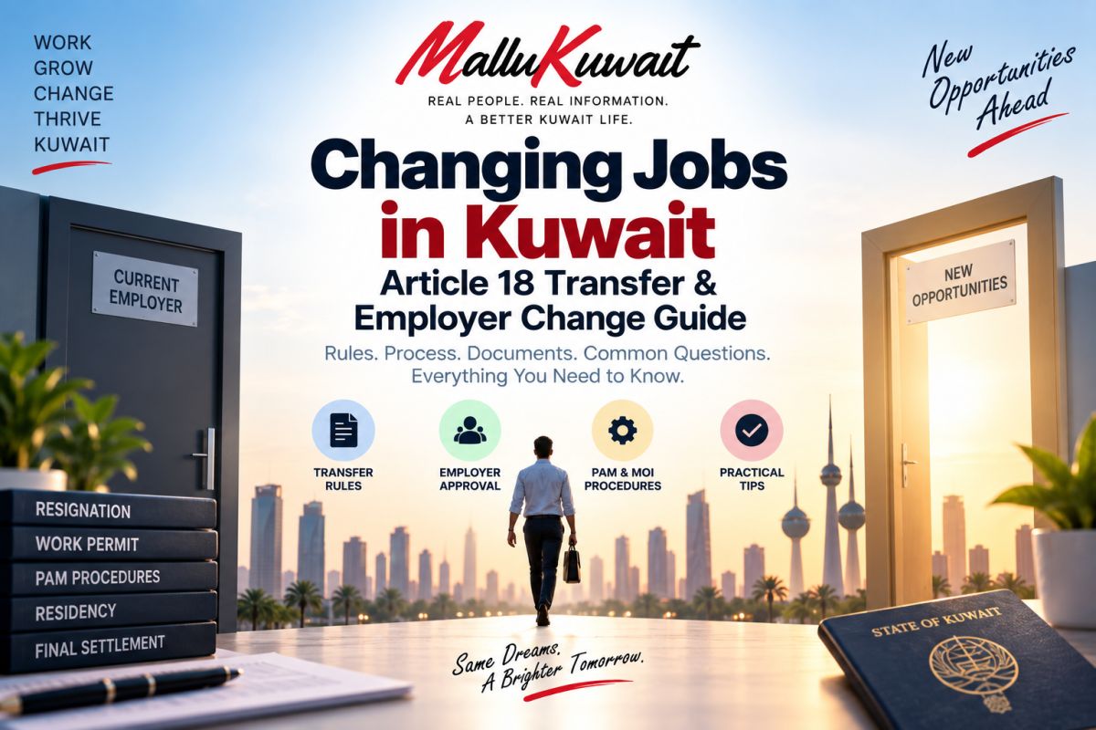 🔄 Changing Jobs in Kuwait: Article 18 Transfer & Employer Change Guide
