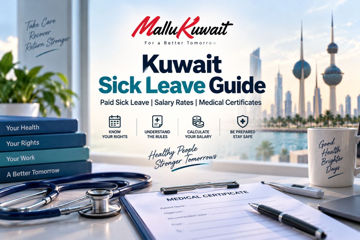 🏥 Kuwait Sick Leave Guide: Paid Sick Leave, Salary Rates & Medical Certificates