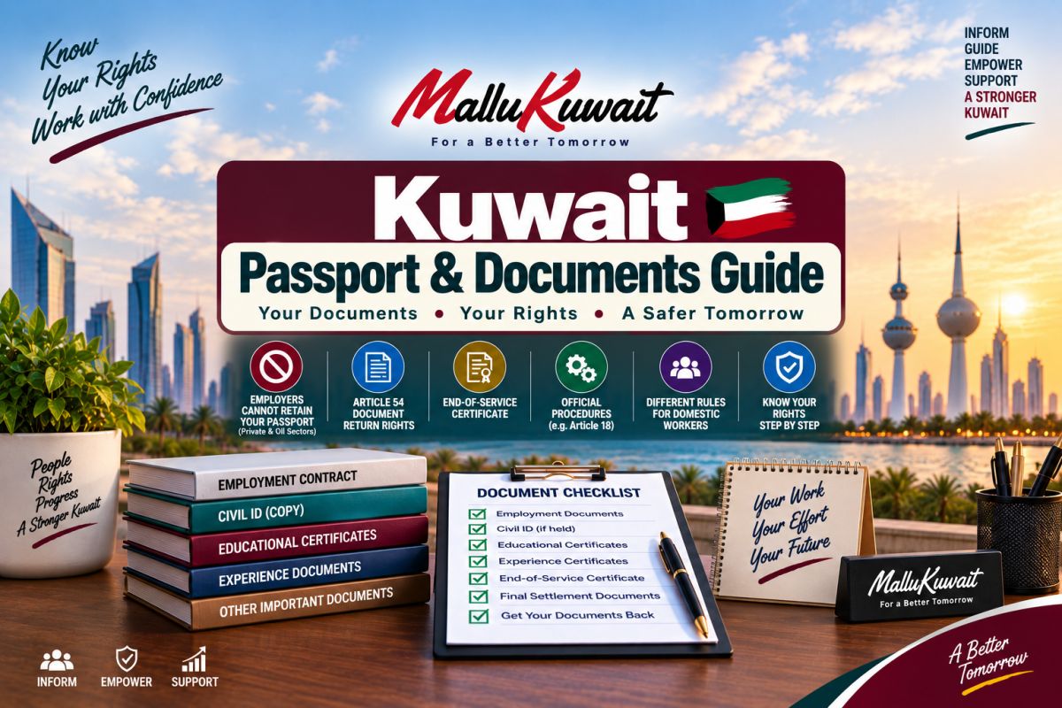 🛂 Kuwait Passport & Personal Documents Guide: Can Your Employer Keep Your Passport?