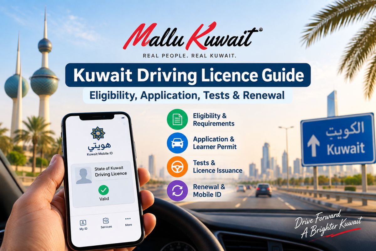 🚗 Kuwait Driving Licence Guide: Eligibility, Application, Tests & Renewal