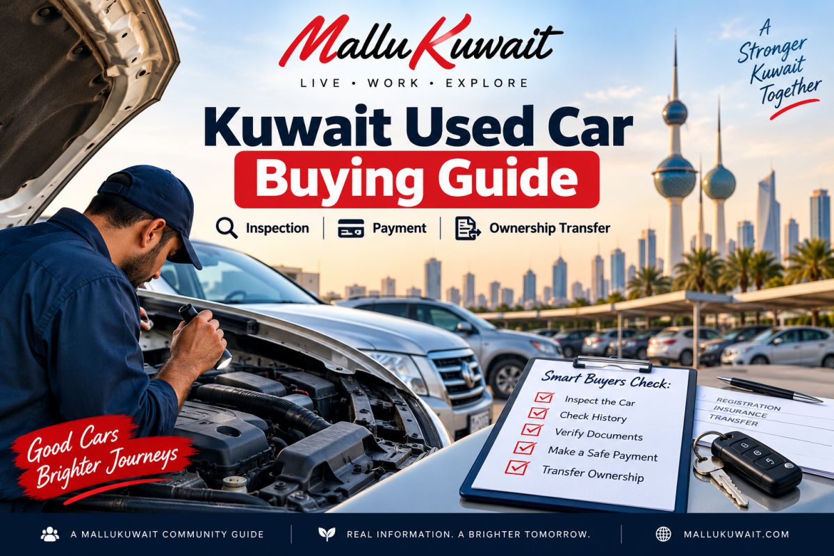 🚘 Kuwait Used Car Buying Guide: Inspection, Payment & Ownership Transfer